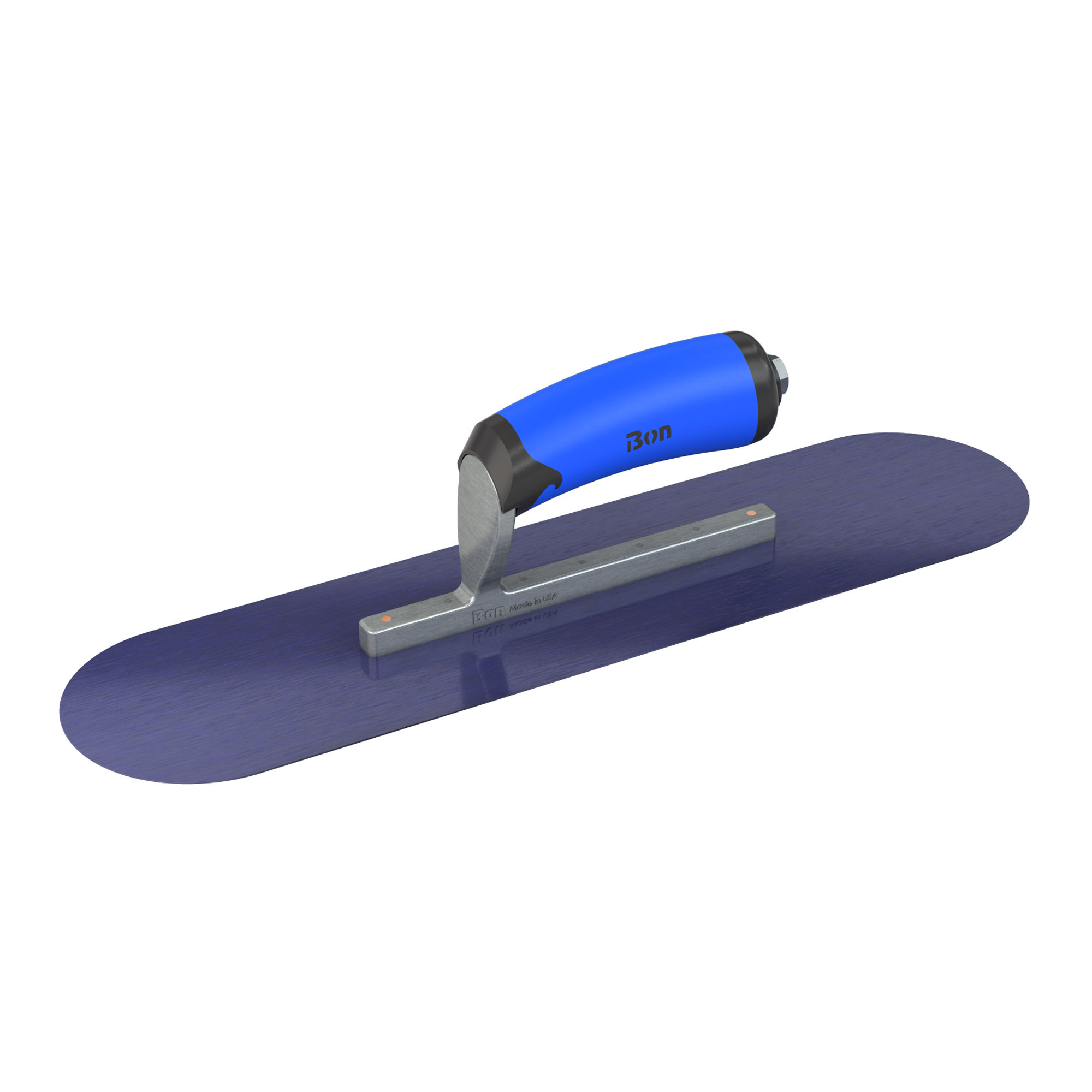 Bon Steel City, Pool Trowel - Blue Steel - 16 x 4 - CMFT Grip, Width 4 in, Length 16 in, Blade Material Blue Steel, Model# 67-166